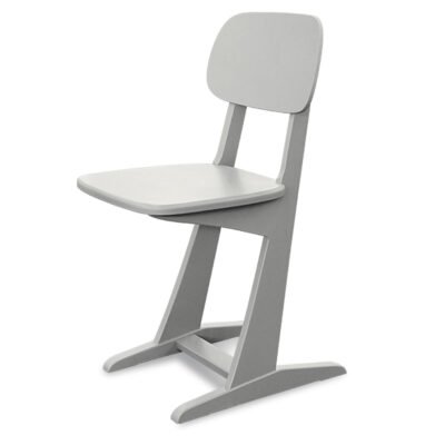 Chaise à patins gris